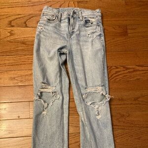 American Eagle Super High-Rise Ankle Straight Jeans size 00